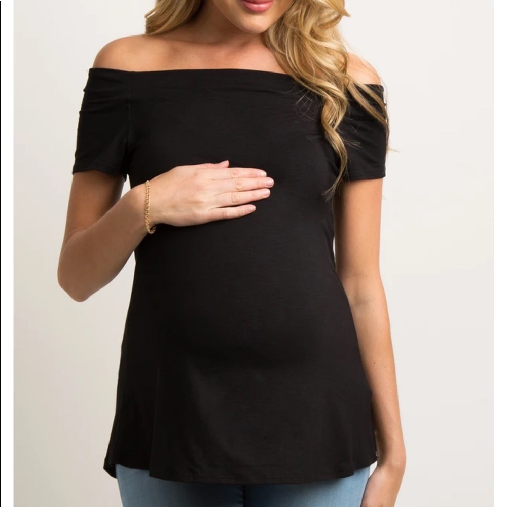 Maternity off the shoulder top